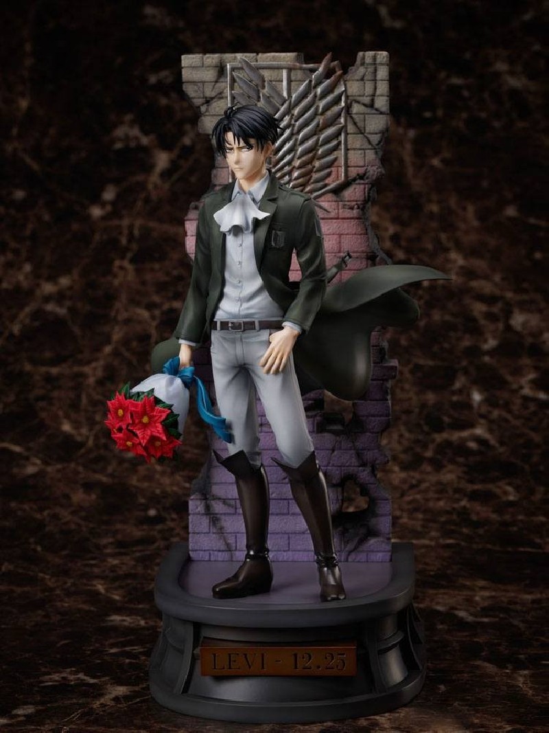 Statuette Livai Ackerman attaque des titans fuRyu